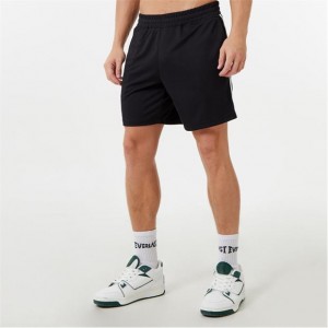 Black Everlast Basketball Men's Shorts | 06235LKDV