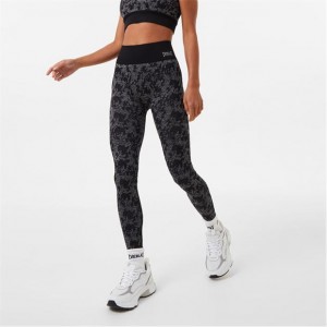 Black Everlast Camo Women's Legging | 36270LWPC