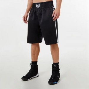 Black Everlast EVR Men's Shorts | 92301OQCW