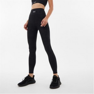 Black Everlast Gloss Women's Legging | 79461IBZA