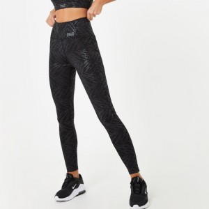 Black Everlast High Rise Women's Legging | 36051TBGA