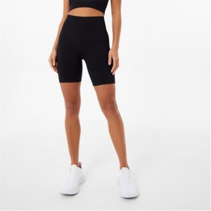 Black Everlast Seamless Sky Women's Shorts | 65948PMNC