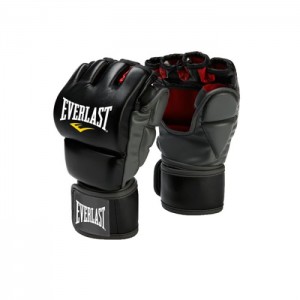 Black Everlast Titan Grappling Unisex Training Gloves | 12689DHZO