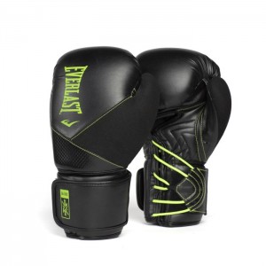 Black Green Everlast Protex Unisex Boxing Gloves | 35609MHCN