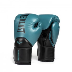 Blue Black Everlast Elite 2 Unisex Boxing Gloves | 94720KHJE