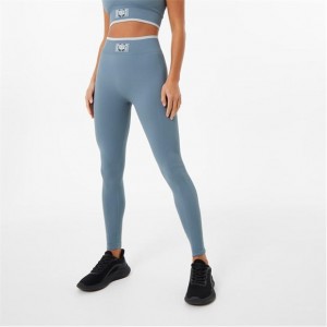 Blue Everlast Boxing Women's Legging | 58397DMSQ