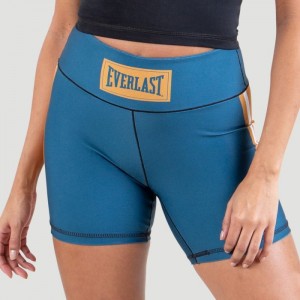 Blue Everlast Colorplay Training Women's Shorts | 32980VBTG