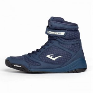 Blue Everlast Elite 2 Men's Boxing Shoes | 38964PHEA