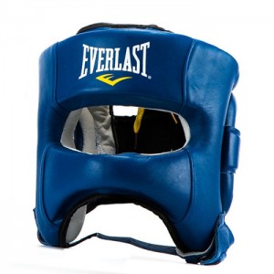 Blue Everlast Elite Unisex Boxing Headgear | 96754LYRU