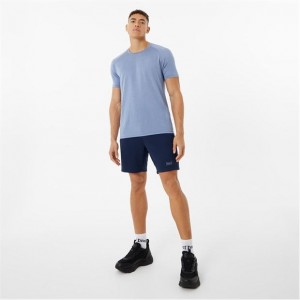 Blue Everlast Essential Poly Men's T-Shirt | 14690CMGP