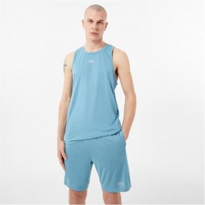 Blue Everlast Performance X Men's Tank Top | 32086TYKQ