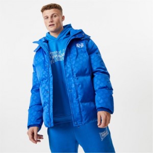 Blue Everlast Puffer Men's Jackets | 63214OUFY