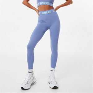 Blue Everlast Seamless Highwaisted Women's Legging | 61984XDUE