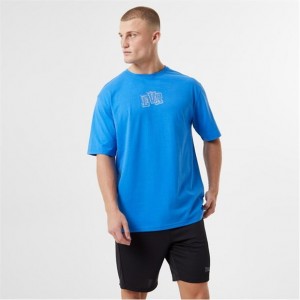 Blue Everlast Shadow EVR Men's T-Shirt | 61298ONYI