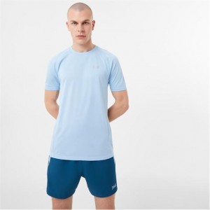 Blue Everlast X Essential Poly Men's T-Shirt | 18792EQSG