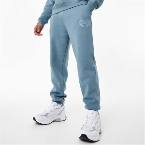 Blue Everlast X Laurel Men's Sweatpants & Joggers | 61490XJYT