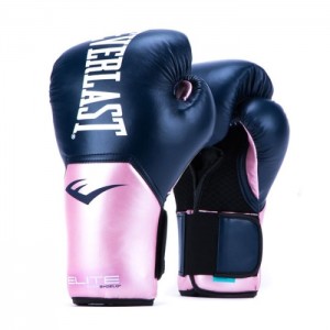 Blue Pink Everlast Elite ProStyle Training Unisex Boxing Gloves | 29108YDIL