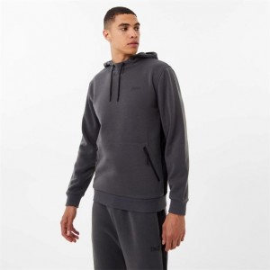 Dark Grey Everlast Premium Overhead Men's Hoodie | 82591NHIF