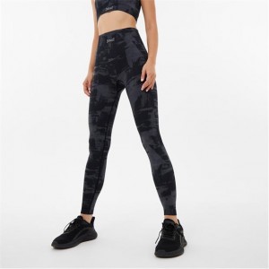 Geo Camo Print Everlast SLess Women's Legging | 40782XEYZ