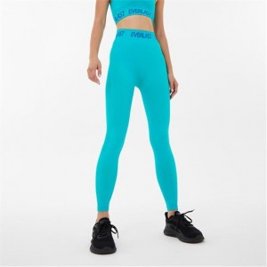 Green Everlast Seamless Highwaisted Women's Legging | 98051AJEO