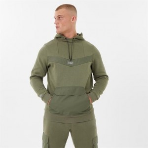 Green Everlast X Fleece Men's Hoodie | 29408RCQZ