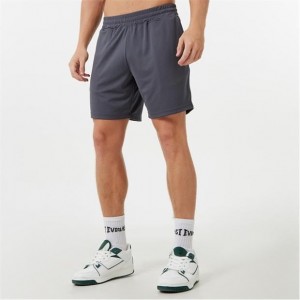 Grey Everlast Basketball Men's Shorts | 17834RCAO