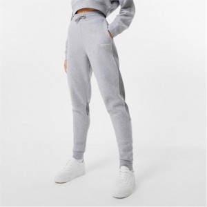 Grey Everlast Block Zip Women's Sweatpants & Joggers | 25817HGVL