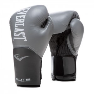 Grey Everlast Elite Unisex Training Gloves | 17628AHVM