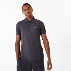 Grey Everlast Logo Men's Polo | 92361FLUB