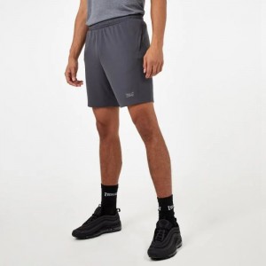 Grey Everlast Mesh Poly Men's Shorts | 29530HPXF