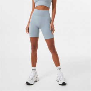 Grey Everlast Seamless Sky Women's Shorts | 43861BWHN