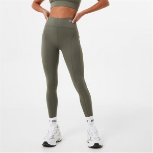 Khaki Everlast Contour Women's Legging | 81947WFHU