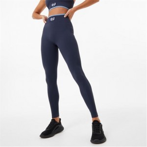 Navy Everlast Boxing Women's Legging | 95362GRIP