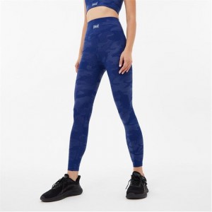 Navy Everlast Gloss Women's Legging | 24368WHOI