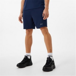 Navy Everlast Poly 8 Men's Shorts | 43721MBAH