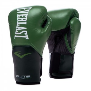 Olive Green Everlast Elite Unisex Training Gloves | 75342KFJA