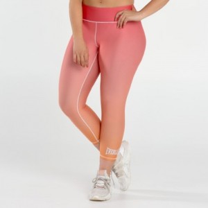 Orange Everlast Colorplay Cropped Women's Legging | 53697MLUV