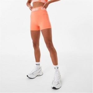 Orange Everlast Seamless 3 Inch Women's Shorts | 35291IWGV