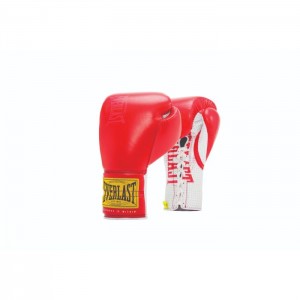 Red Everlast 1910 Pro Sparring Laced Unisex Boxing Gloves | 89165LAQT