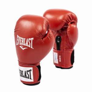 Red Everlast Amateur Competition Fight Unisex Boxing Gloves | 52691XSKW