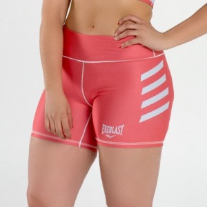 Red Everlast Colorplay Training Women's Shorts | 74152HOMX