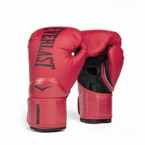 Red Everlast Elite 2 Unisex Boxing Gloves | 80315WCFQ