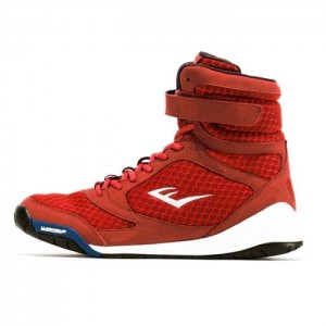 Red Everlast Elite High Top Men's Boxing Boots | 73250MYFU