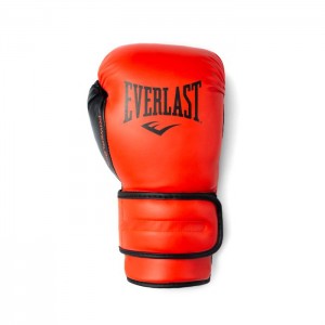 Red Everlast Powerlock2 Training Unisex Boxing Gloves | 19362KRYJ