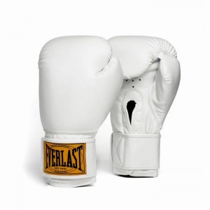 White Everlast 1910 Classic Unisex Boxing Gloves | 21753XENH