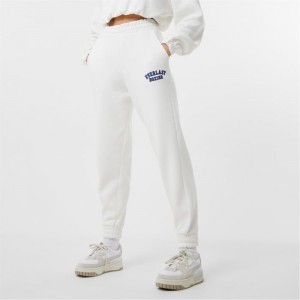 White Everlast Boxing Women's Sweatpants & Joggers | 96205GSJB