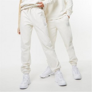 White Everlast Contrast Women's Sweatpants & Joggers | 26019NHZP