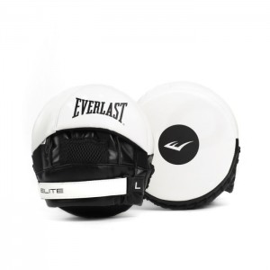 White Everlast Elite 2 Unisex Punch Mitts | 34651OXAZ