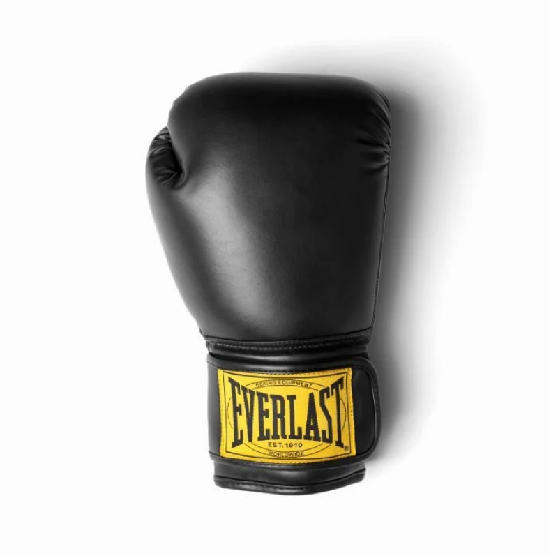 Black Everlast 1910 Classic Unisex Boxing Gloves | 79345JPFG