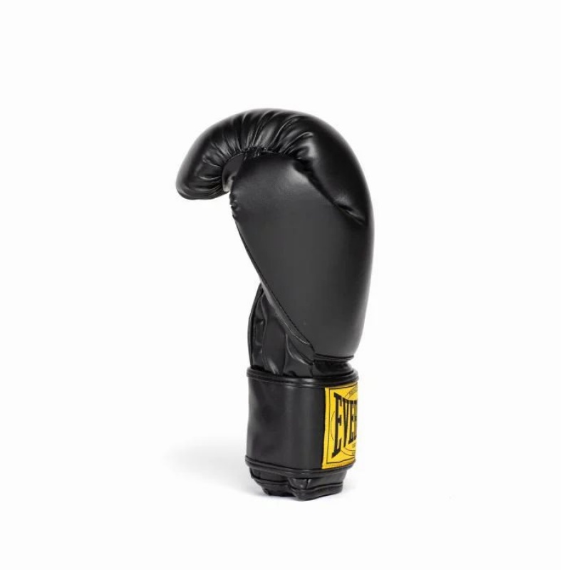 Black Everlast 1910 Classic Unisex Boxing Gloves | 79345JPFG